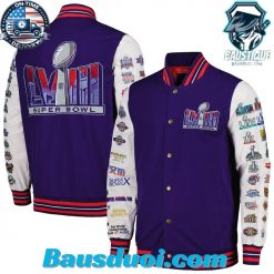 G-III Sports by Carl Banks Super Bowl LVIII Money Ball Full-Snap Baseball Jacket