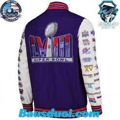 G-III Sports by Carl Banks Super Bowl LVIII Money Ball Full-Snap Baseball Jacket