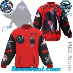 I Just Love The Smell Of Fear Red Design Baseball Jacket