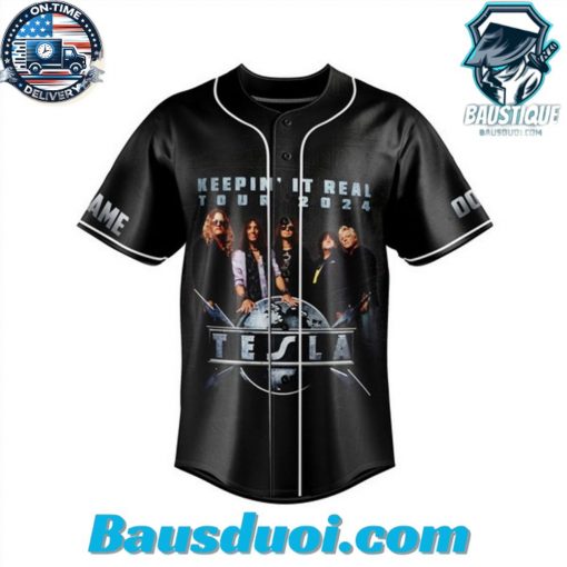 Keepin It Real Tour 2024 Black Baseball Jersey