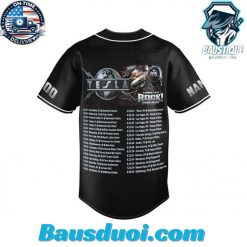 Keepin It Real Tour 2024 Black Baseball Jersey