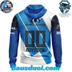 Liga Mx Club Puebla Specialized Team Jersey With Aztec Design Customized Hoodie V0122