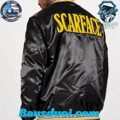 Money Power Respect Scarface Varsity Jacket