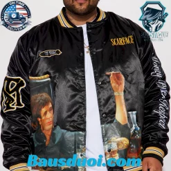 Money Power Respect Scarface Varsity Jacket