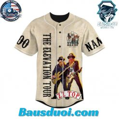 Personalized The Alevation Tour Zz Top Design Baseball Jersey