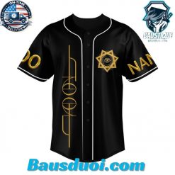 Personalized Tool In Concert Black Design Baseball Jersey