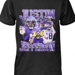 Vintage 90s Retro Style Justin Jefferson T-Shirt