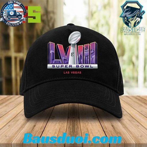 2024 Super Bowl LVIII Logo Las Vegas In Las Vegas Classic Hat