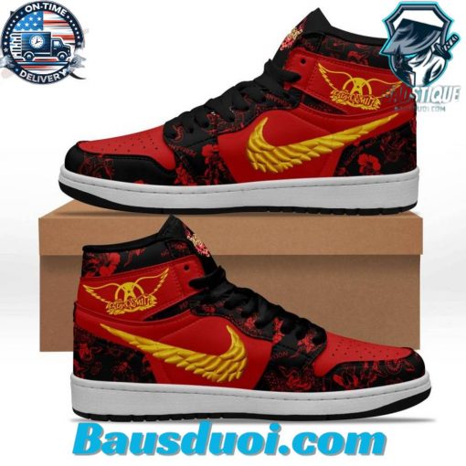 Aerosmith Permanent Vacation Air Jordan 1 Hightop Sneakers