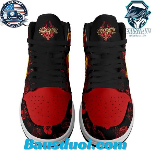 Aerosmith Permanent Vacation Air Jordan 1 Hightop Sneakers