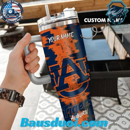 Auburn Tigers Custom Name Stanley Tumbler