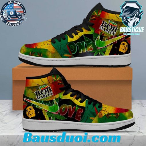Bob Marley Canabis Love Nike Air Jordan 1 Shoes 1 1 510x510