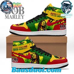 Bob Marley One Heart Air Jordan 1 Shoes