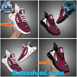 Cleveland Cavaliers NBA Personalized Max Soul Sneakers