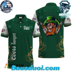 Coors Banquet St. Patrick’s Day Leprechaun Polo Shirt