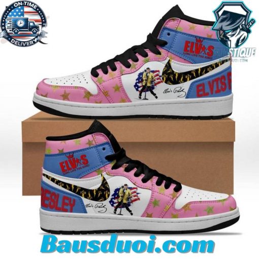 Elvis Long Live The King Elvis Presley Air Jordan 1 Hightop Sneakers