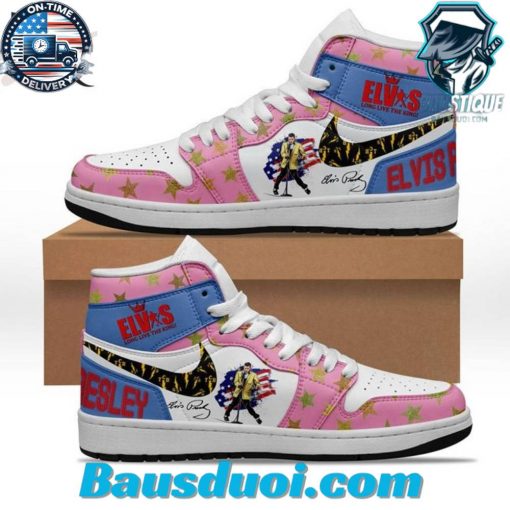 Elvis Long Live The King Elvis Presley Air Jordan 1 Hightop Sneakers