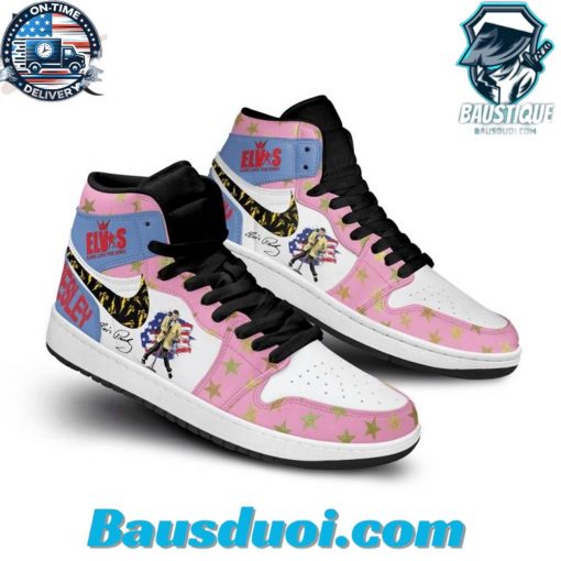 Elvis Long Live The King Elvis Presley Air Jordan 1 Hightop Sneakers