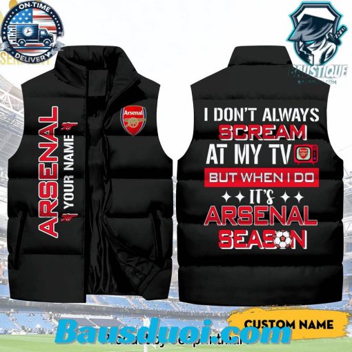 English Premier League Arsenal Season New Style Sleeveless Jacket