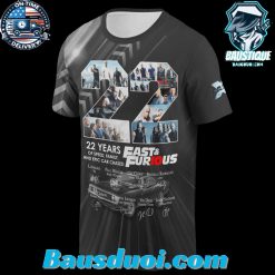 Fast And Furious Anniversary 22 Years Ride or Die T-Shirt