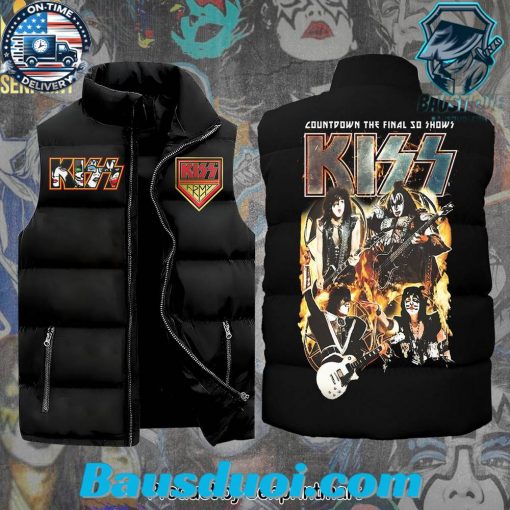Kiss Band Show Hot Version Sleeveless Jacket