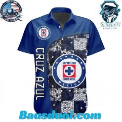 LIGA MX Cruz Azul Special Design Concept Hawaiian Shirt