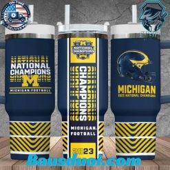 Michigan Wolverines Football National Champions Stanley Tumbler – Baustique