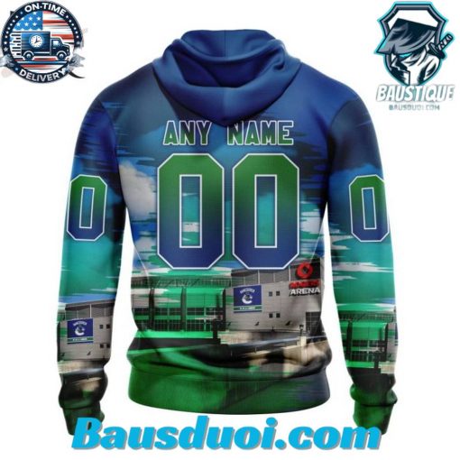 NHL Vancouver Canucks Design Rogers Arena Hoodie