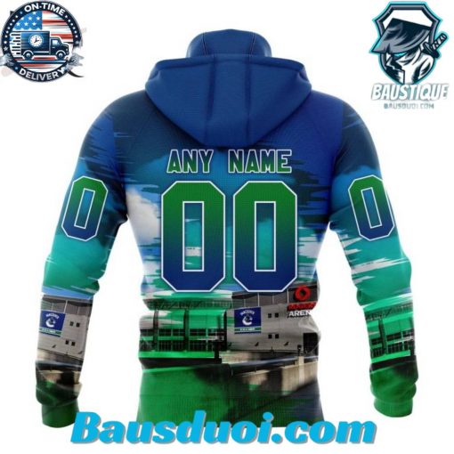 NHL Vancouver Canucks Design Rogers Arena Hoodie