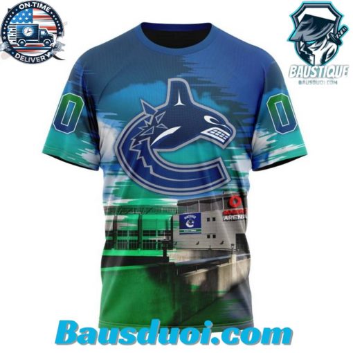 NHL Vancouver Canucks Design Rogers Arena Hoodie
