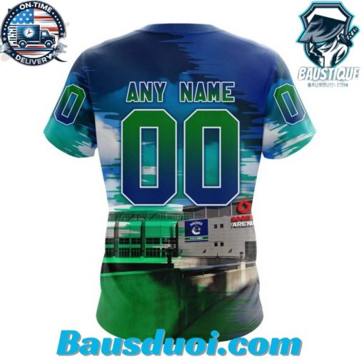 NHL Vancouver Canucks Design Rogers Arena Hoodie