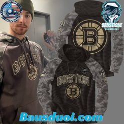 Nhl Boston Bruins Camo Veteran Sweatshirt 2023