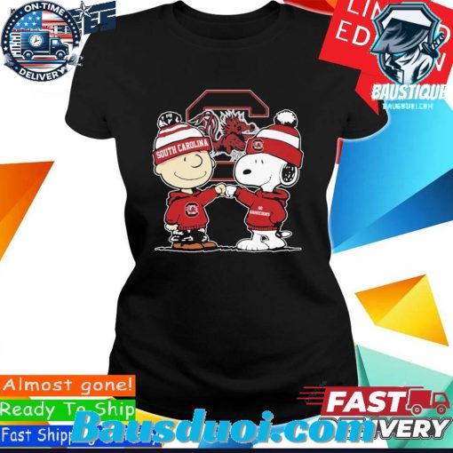 Official Snoopy And Charlie Brown South Carolina Gamecocks Women’s Basketball Shirt