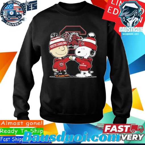 Official Snoopy And Charlie Brown South Carolina Gamecocks Women’s Basketball Shirt