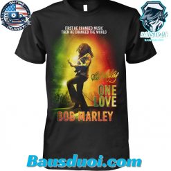 One Love With Bob Marley Tshirt