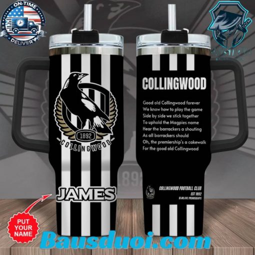 Personalized Collingwood FC Custom 40oz Stanley Tumbler