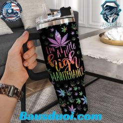 Personalized Weed Stoned 40oz Stanley Tumbler