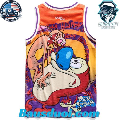 Ren & Stimpy Retro Venice Jersey Basketball