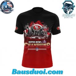 SF 49ers Super Bowl 2024 Champions 3D TShirt