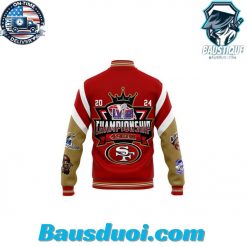 SF 49ers Super Bowl LVIII Championship Baseball Jacket
