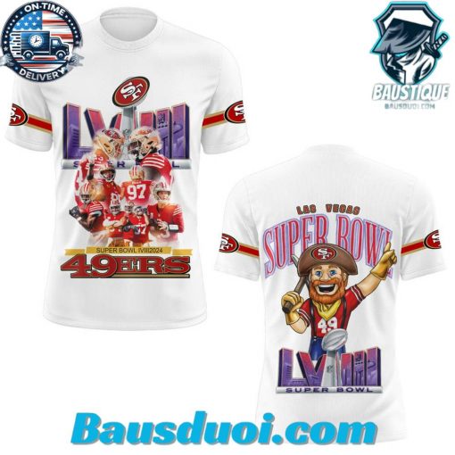 SF 49ers Super Bowl LVIII Mascot Hoodie