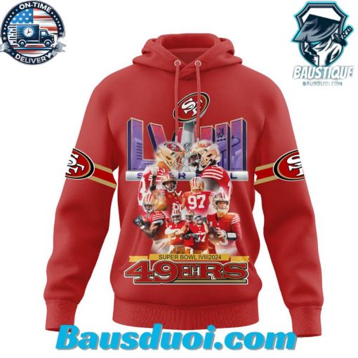 SF 49ers Super Bowl LVIII Mascot Hoodie