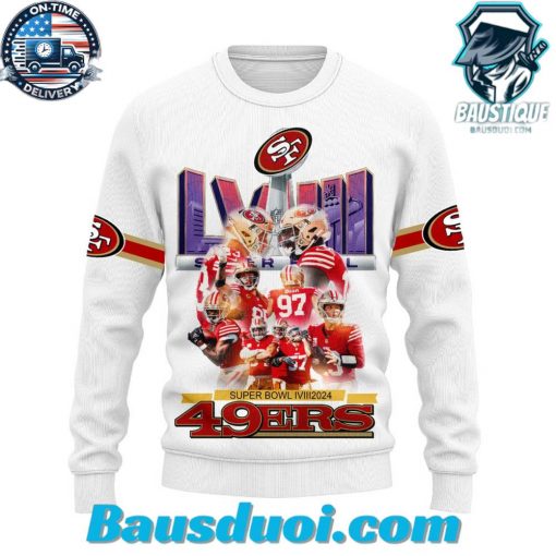 SF 49ers Super Bowl LVIII Mascot Sweatshirt