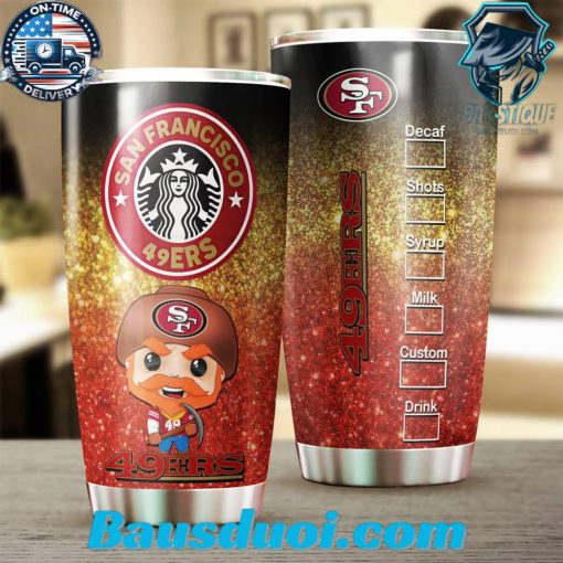 Starbucks SF 49ers Super Bowl 2024 Champions Tumbler