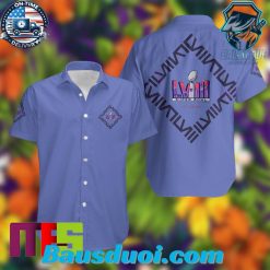 Super Bowl LVIII Game Day Las Vegas Hawaiian Shirt