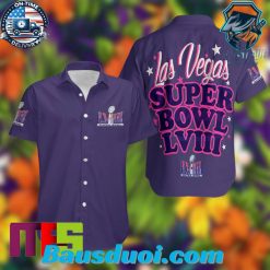 Super Bowl LVIII in Las Vegas Hawaiian Shirt