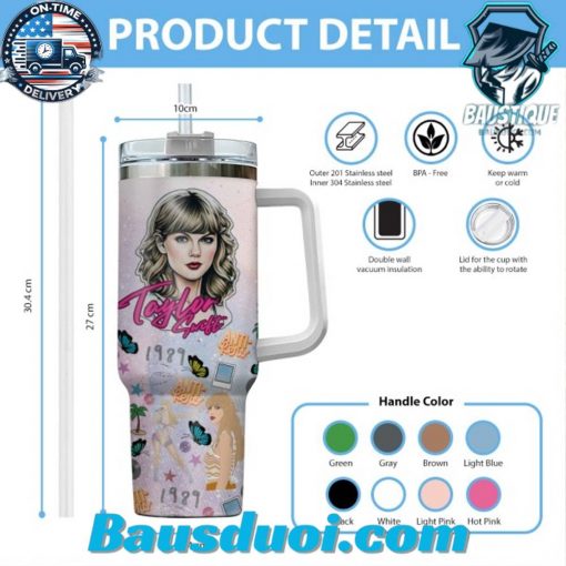 Taylor Swift Butterfly 40oz Stanley Tumbler