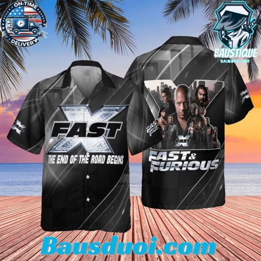 The End Of The Road Begins Fast And Furious X Hawaiian Shirt