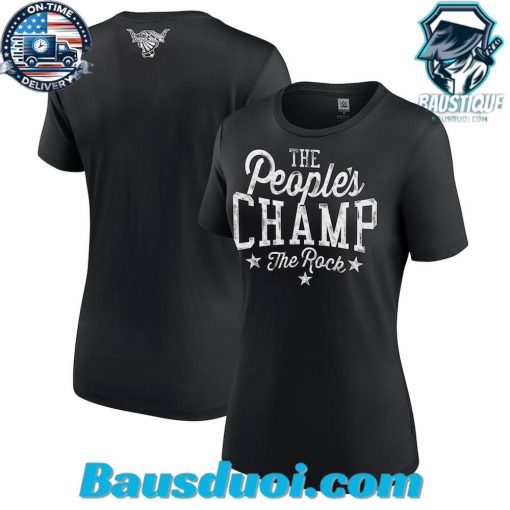 The Rock The People’s Champ TShirt 2D