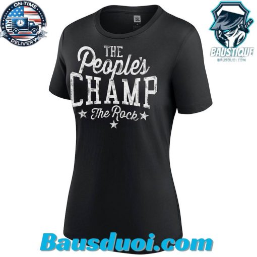The Rock The People’s Champ TShirt 2D